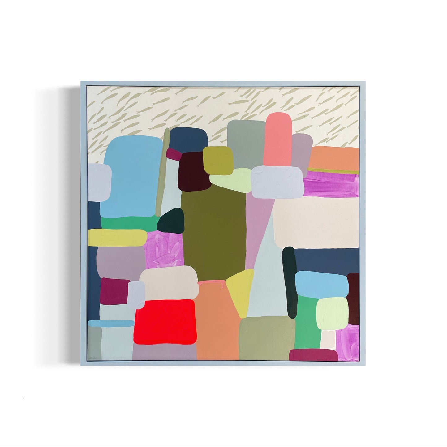 NEW WAVE #2, 36 x 36
