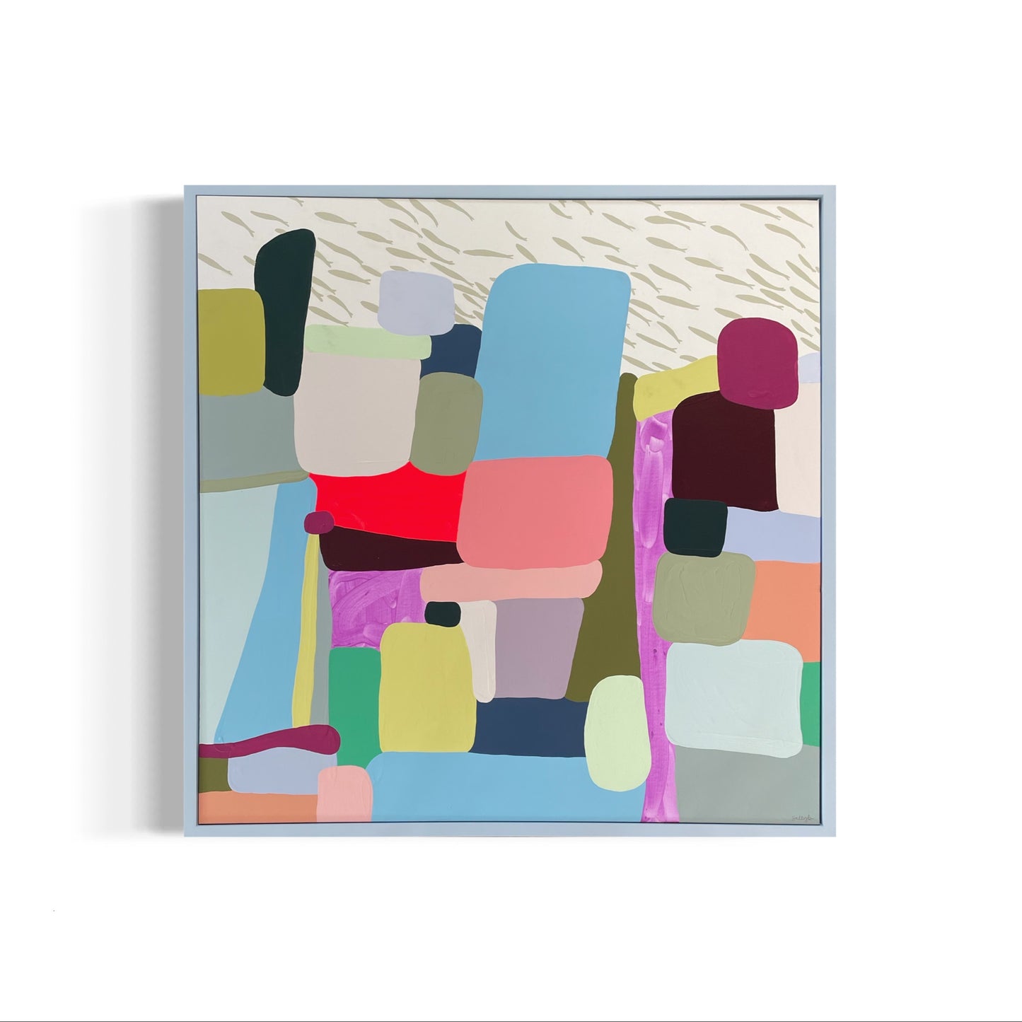 NEW WAVE #1, 36 x 36
